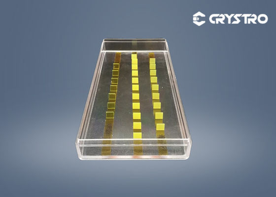 Медицинский просматривая материал Кристл сцинтилляции систем 5*5*0.3mm LUAG (Ce)